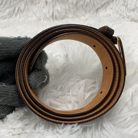 LOUIS VUITTON CLASSIC MONOGRAM BELT M6919 SZ 95/38 - Picture 4 of 12